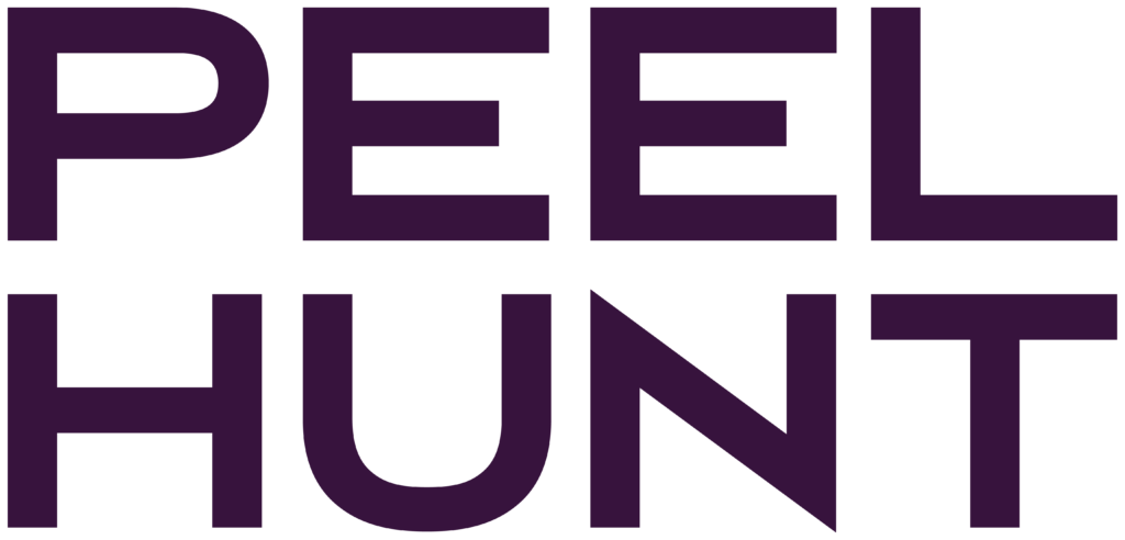 Peel Hunt Logos Purple Stacked